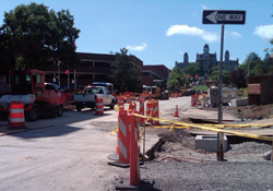 Sims Drive Lane Reduction Early Friday Morning