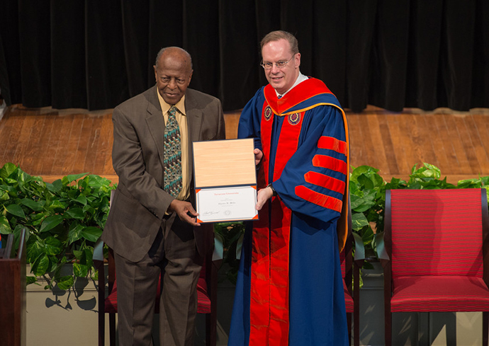 Charles V. Willie and Chancellor Syverud