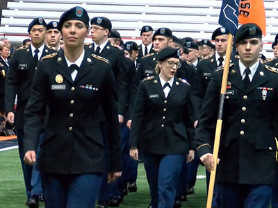 Chancellor Kent Syverud Hosts 101st Chancellor’s Review for ROTC Cadets