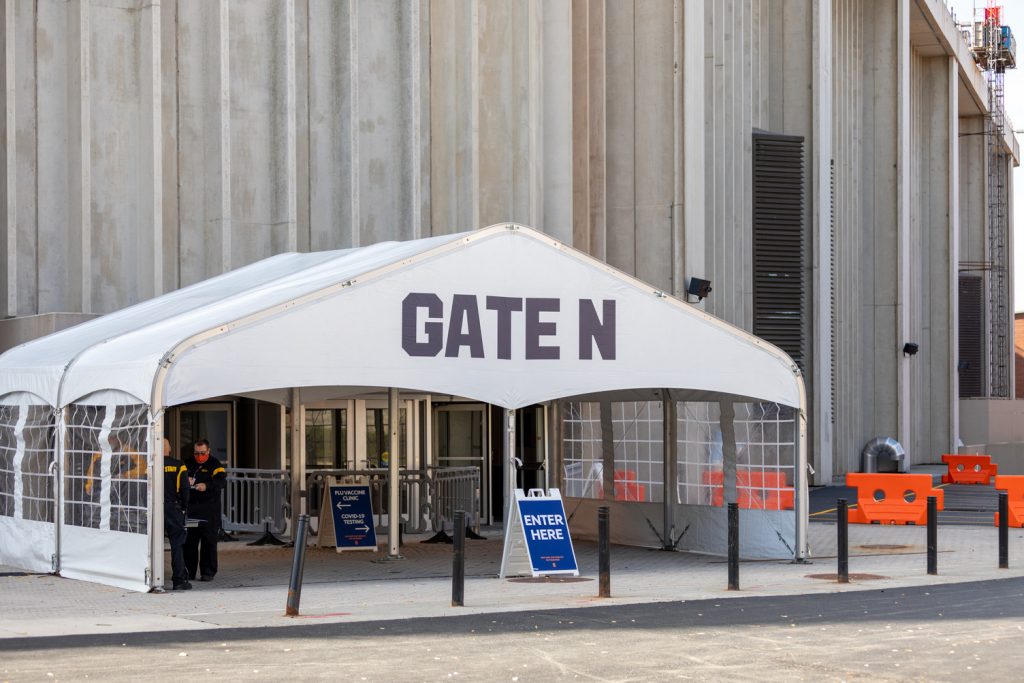 Gate N at stadium