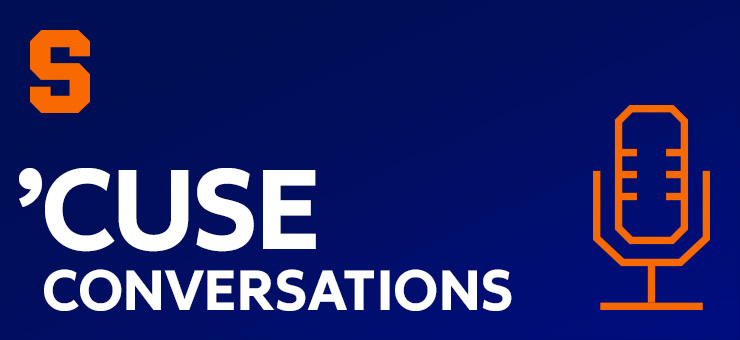 [Block S, microphone icon] ’Cuse Conversations