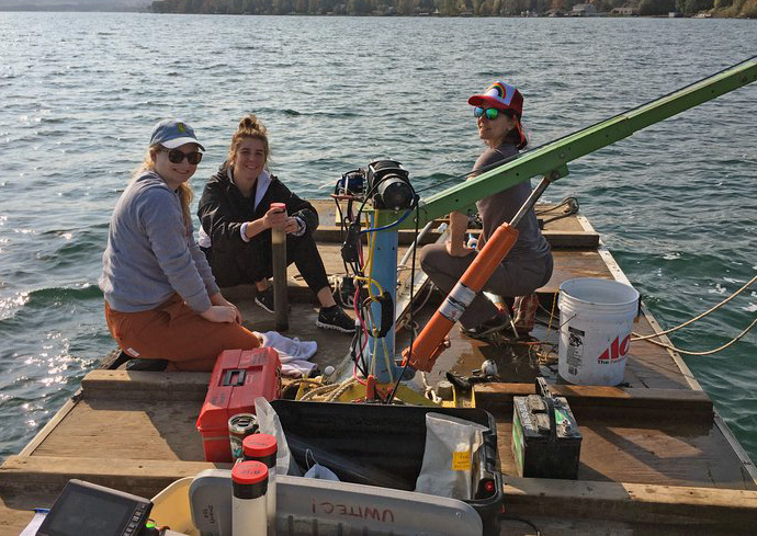 Exploring Sediment History in Central New York Lakes