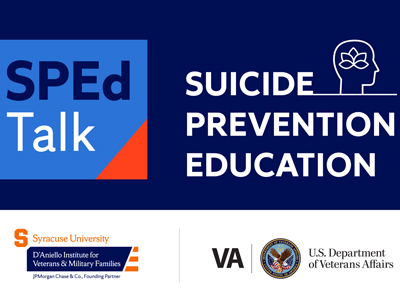 SPEd Talk to Discuss Suicide Prevention and Education for Veterans
