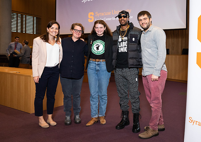 Lender Center Brings Labor Movement Leaders to Campus to Discuss the Fight for Workers’ Rights