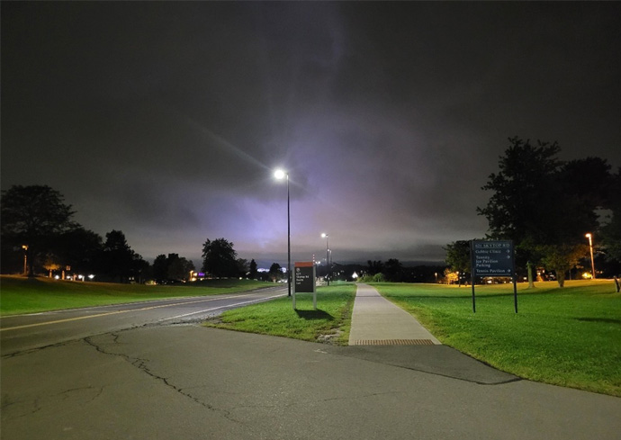 Lighting Upgrades for Athletics Lots, Soccer Stadium, South Campus Indicate Another Step Toward a More Sustainable Future