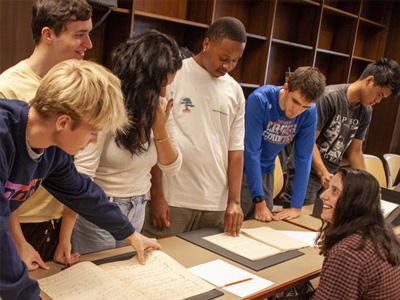 Music History Students Receive Hands-On Lessons in European Music Before 1800