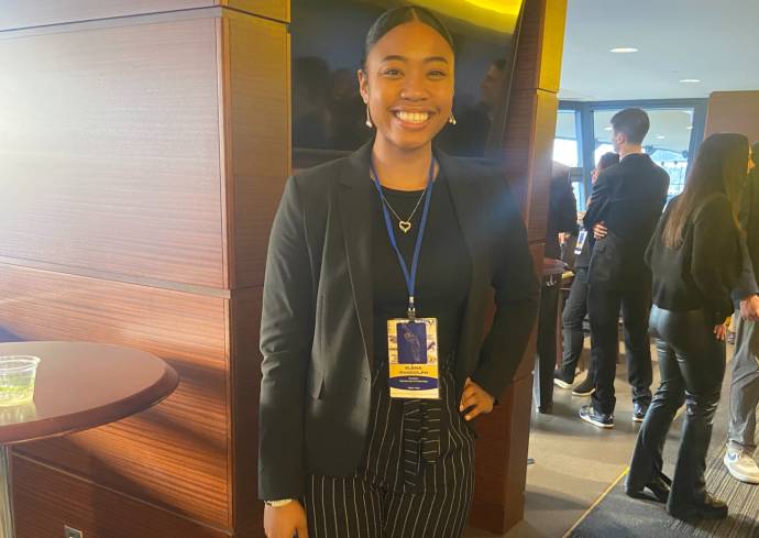 Sport Management Major Elena Randolph Receives Michigan Sport Business Conference’s BIG Initiative Award
