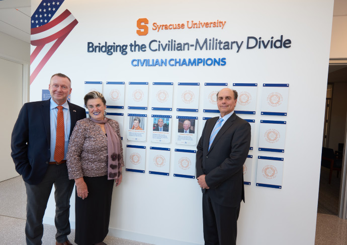 Alumni Honored as Part of New Civilian Service Wall of Honor