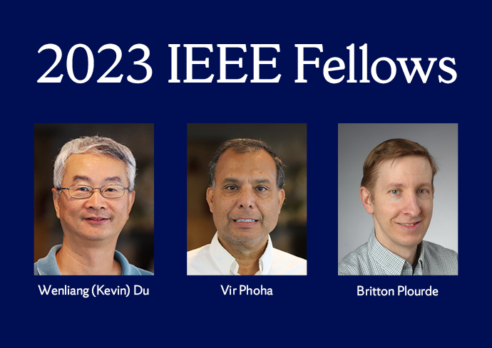 3 Faculty Members Attain Prestigious IEEE Fellow Recognition