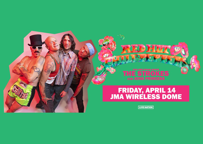 Red Hot Chili Peppers to Perform at the JMA Wireless Dome on April 14