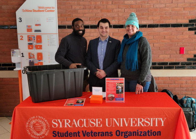 Syracuse University Student Veterans Continue to Serve After Service
