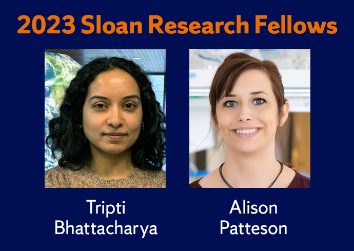 Bhattacharya, Patteson Win Sloan Research Fellowships