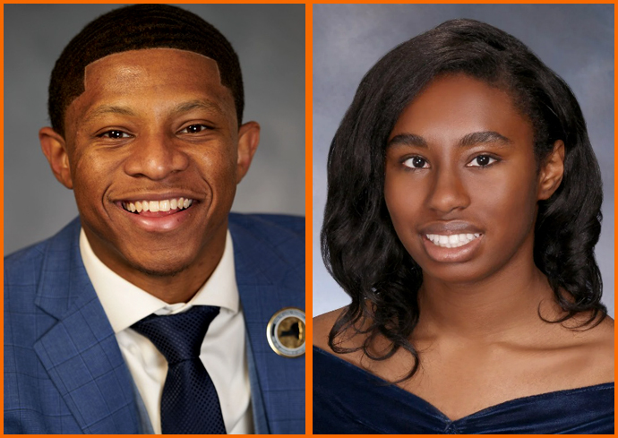 Jordan Pierre ’23 and Dylan Blaine France ’24 Determined to Help Next Generation of Students