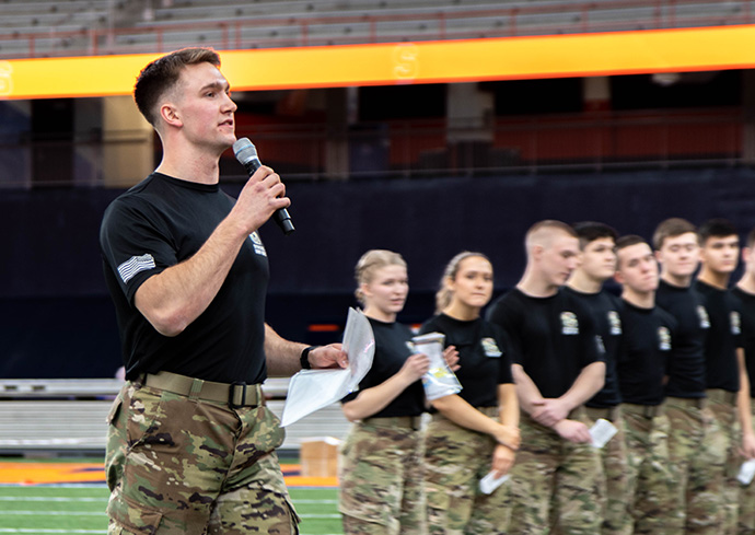 ARMY ROTC Cadets Host CNY JROTC Fitness Challenge