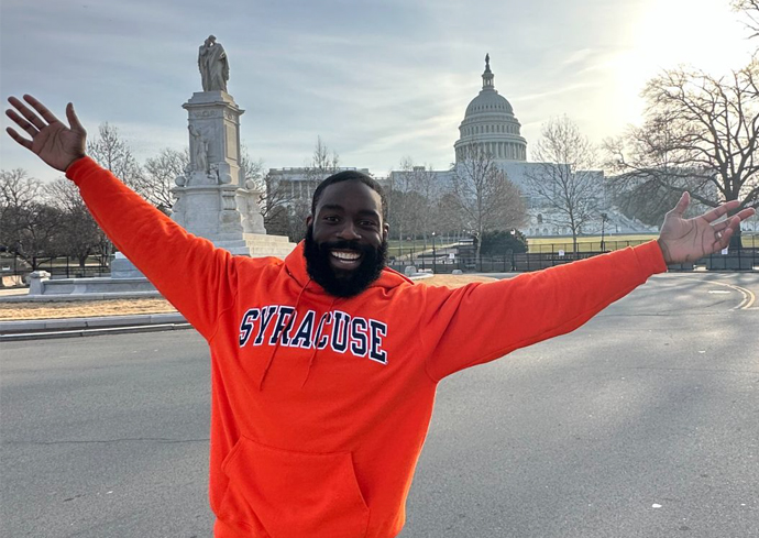 Savion Pollard ’25 Steps Outside Comfort Zone to Inspire Fellow Student Veterans
