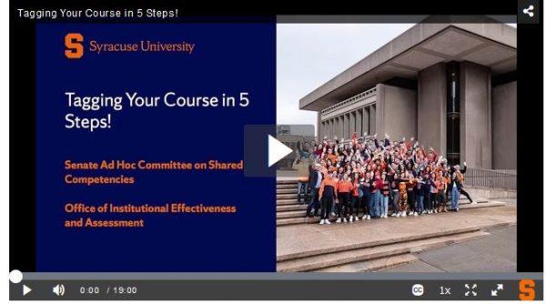 May 31 Deadline for Shared Competencies Course Tagging Completion