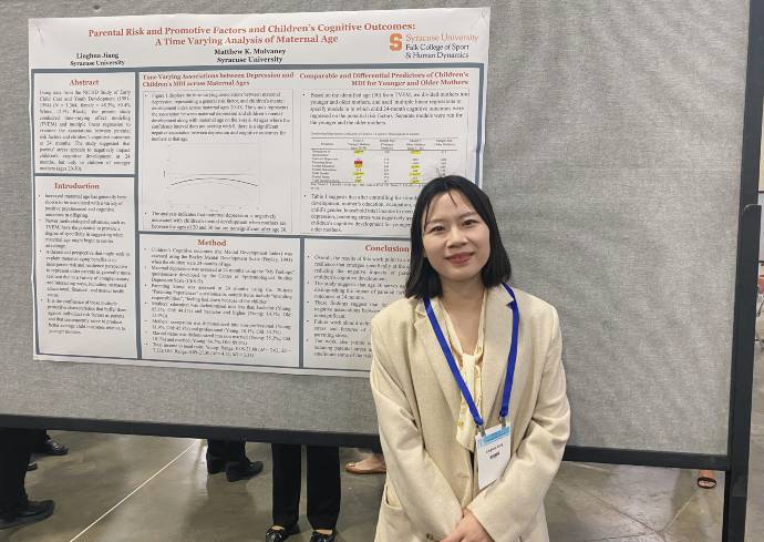 Human Development and Family Science Graduate Students Present Research at Prestigious Child Development Conference