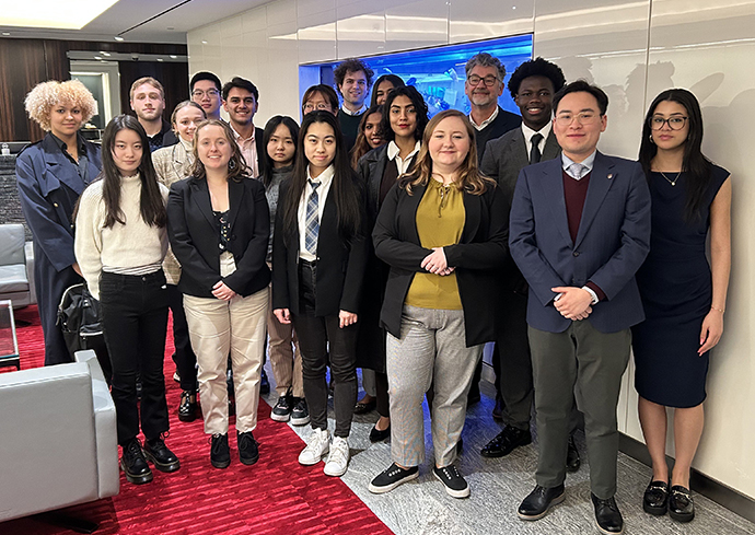 Students Learn Career Possibilities Through Winston Fisher Seminar