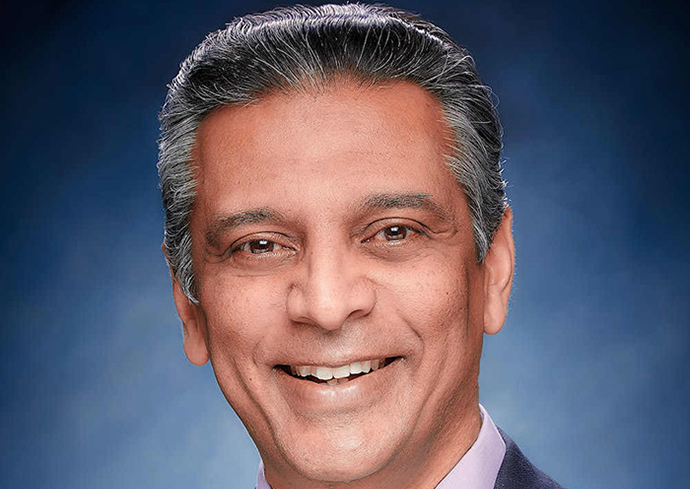Dean J. Cole Smith Talks With FedEx President and CEO Raj Subramaniam G’89 About Leadership and Advice for Current Students