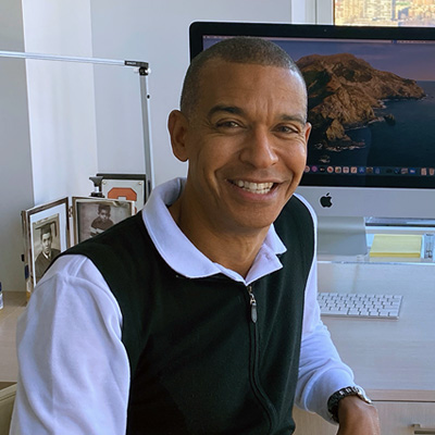 casual portrait of Board of Trustees chair Jeff Scruggs in his office