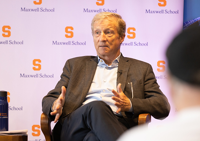 Climate Investor Tom Steyer Tells Students, ‘We Can’t Accept People Shirking Their Responsibility’