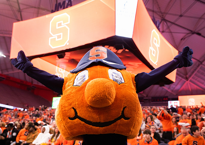 Newest Hall of Fame Inductee at Syracuse University: Otto the Orange