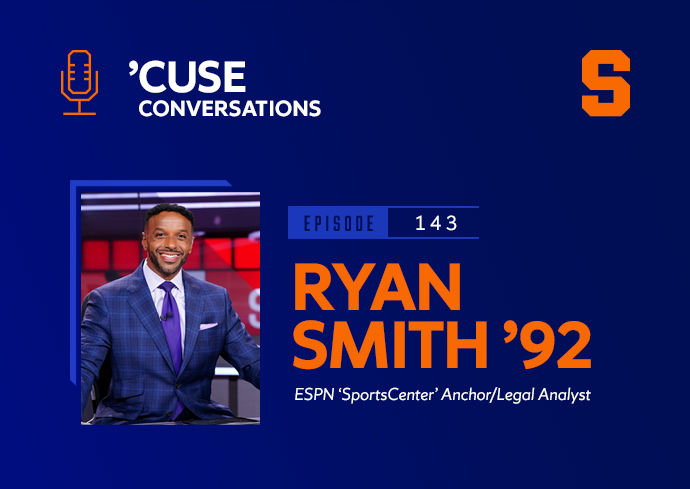 Curiosity Helps Ryan Smith ’92 Transition From Lawyer to ESPN Anchor and Television Reporter