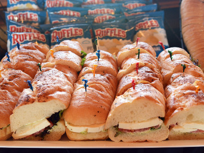 sandwiches and chips