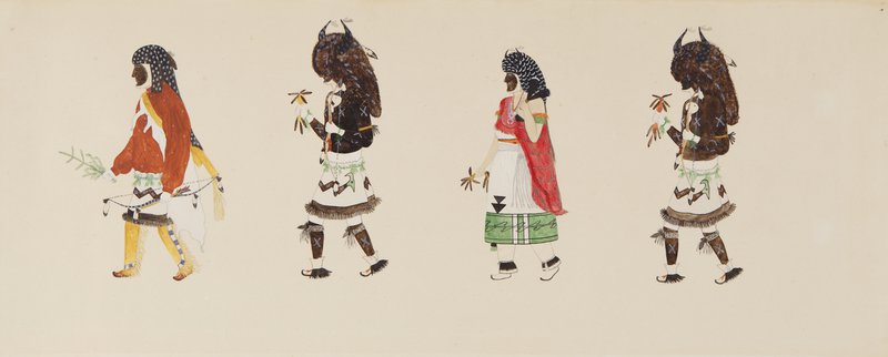 Artist rendering of dancers