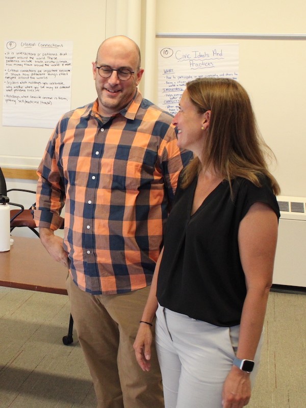 George Theoharis and Beth Myers co-teaching