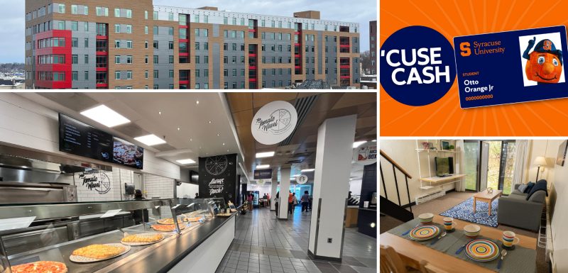 Auxiliary Services Expands Dining Choices, Meal Plan Options and ’Cuse Cash Opportunities, Adds 727 South Crouse Ave. to Housing Portfolio