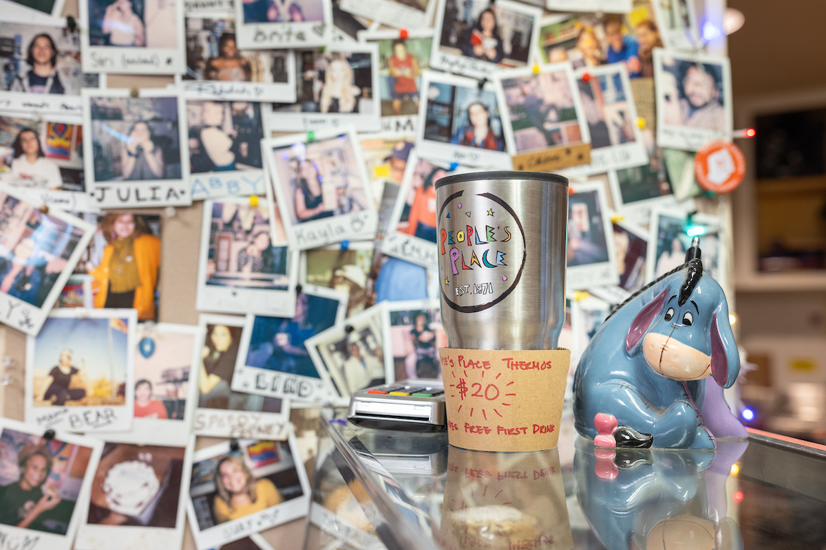 wall of photos 