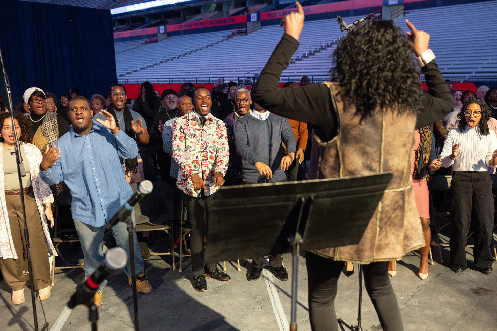 MLK Community Choir performing at the 39th Annual Rev. Dr. Martin Luther King celebration