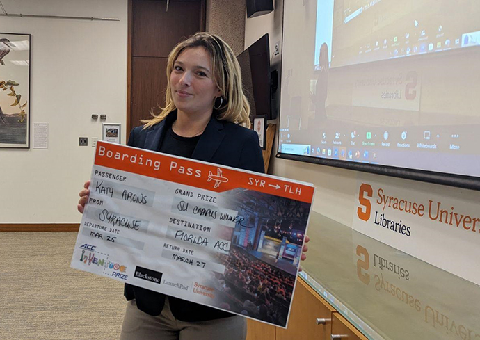 Katy Arons Wins 2024 ACC InVenture Campus Qualifier, Advances to National Competition