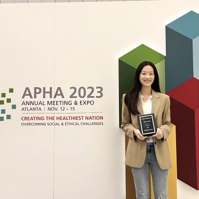Public Health graduate student Mingxuan (Jessica) Li