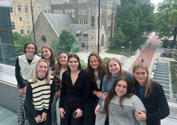 Sport Management students in Philadelphia for May 2024 immersion trip.