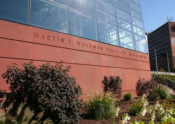 The Whitman School Publicly Launches Whitman Leadership Circle