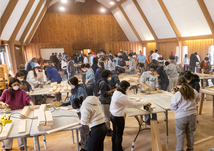 University Community, Sleep in Heavenly Peace Build 88 Beds for Local Children