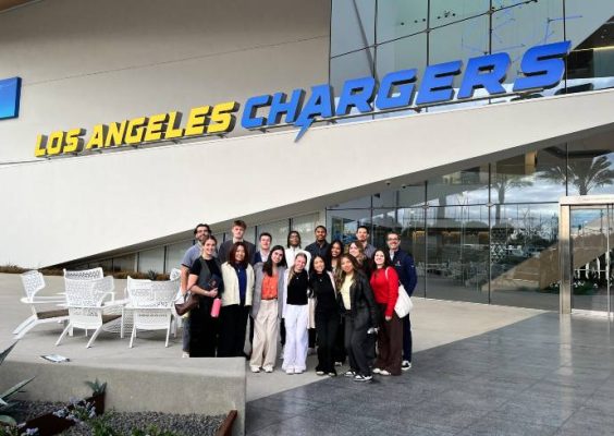 Falk College students in Los Angeles for immersion trip in spring 2025.