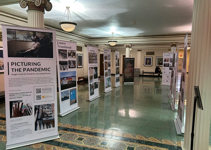 Maxwell Hall Foyer Home to Traveling Exhibition ‘Picturing the Pandemic’ Until May 15