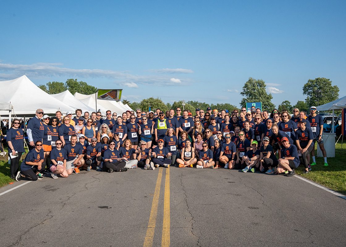 On Your Mark, Get Set, Go Orange! Faculty and Staff at the Syracuse WorkForce Run (Gallery)