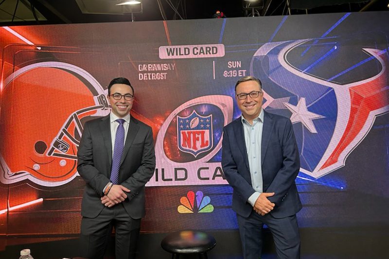Ian ’90 and Noah Eagle ’19 Share a Love of Sportscasting and Storytelling