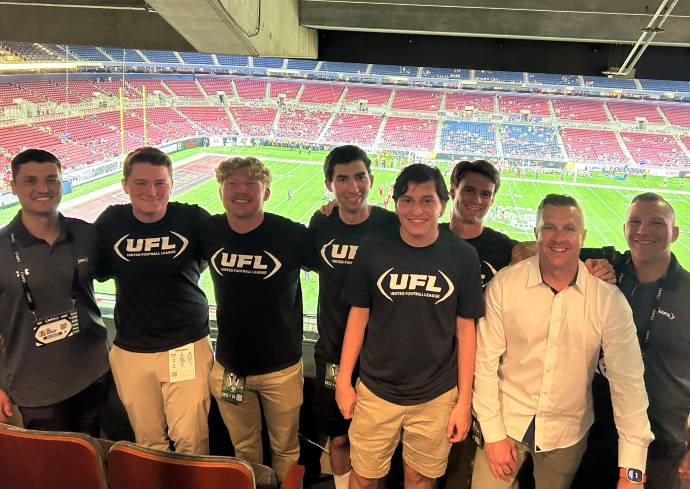 Impact Players: Sport Analytics Students Help Influence UFL Rules and Strategy